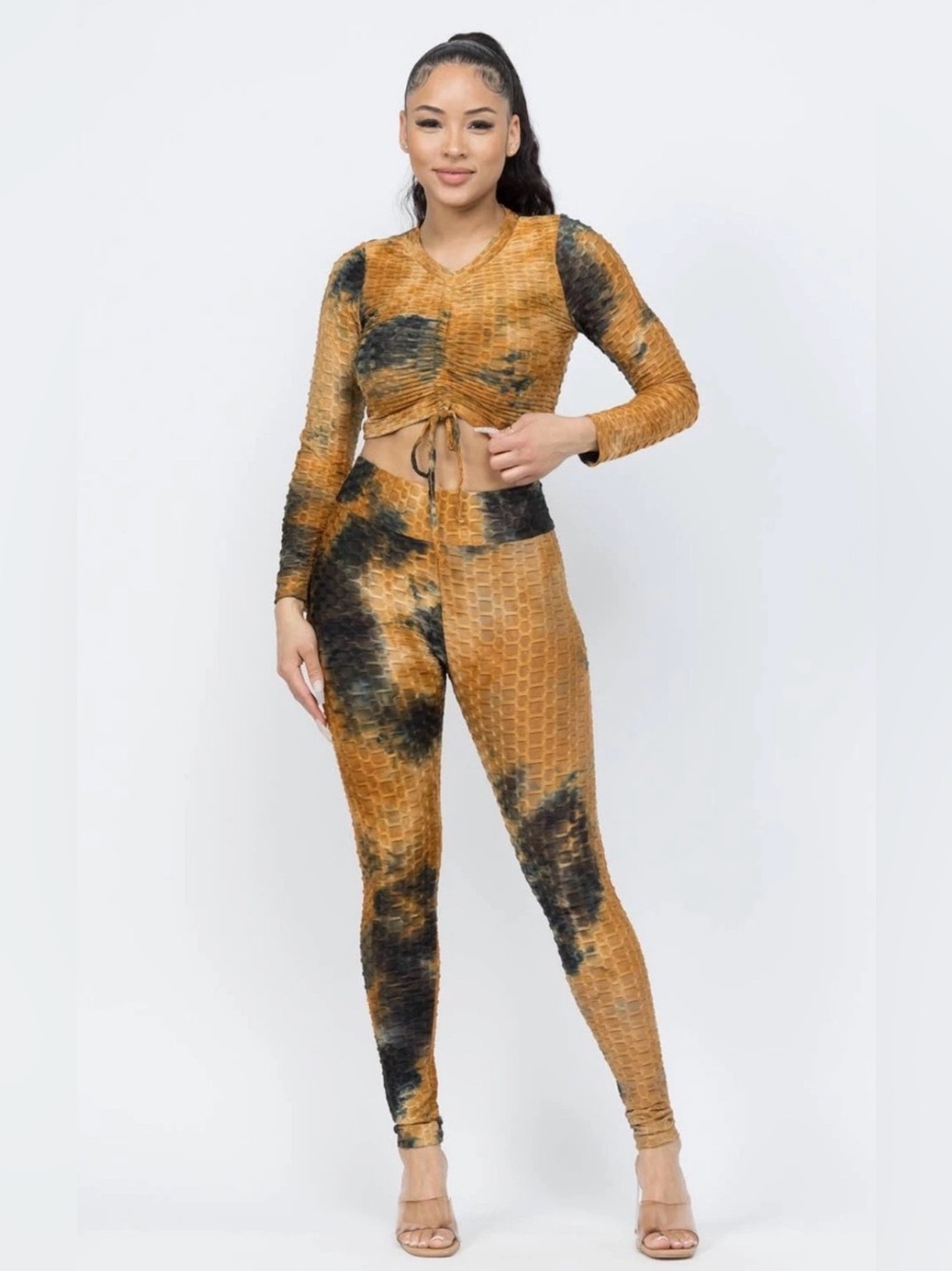 Love J Honeycomb Two-Piece Set, Size Medium, NWT